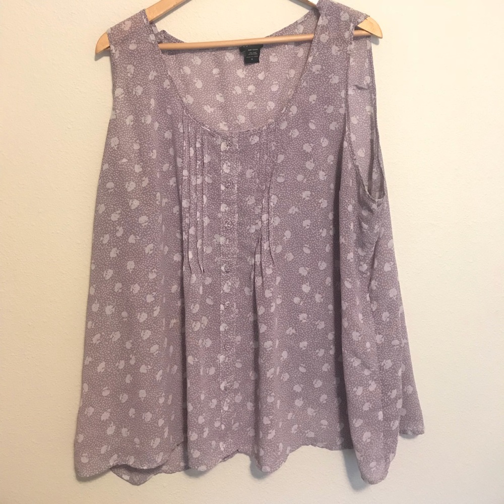 Lilac floral Tank